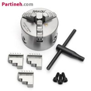 سه نظام تراشکاری مدل K11 سایز 80 میلیمتر برند سانو (SANOU)