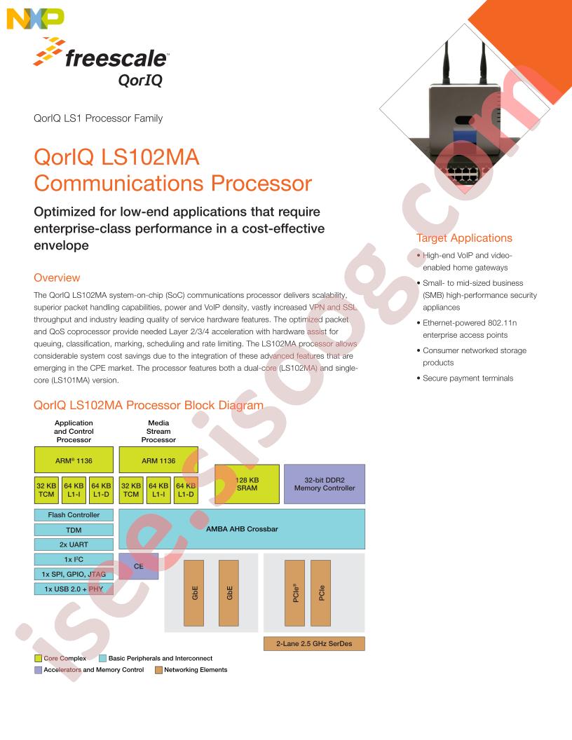 LS102MA Fact sheet