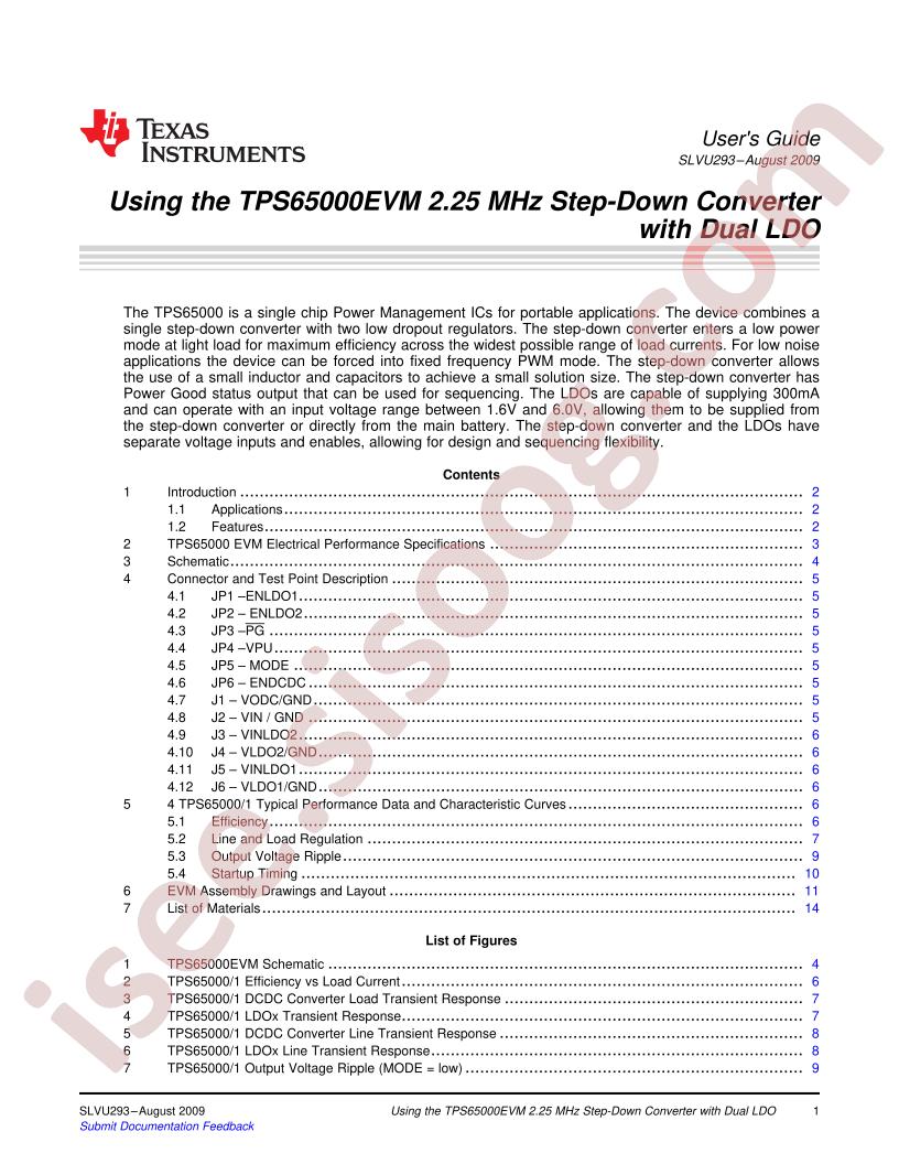 TPS65000EVM Guide