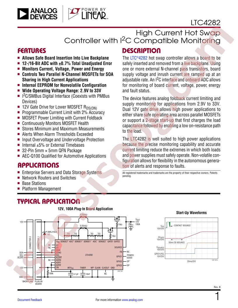 LTC4282 Datasheet