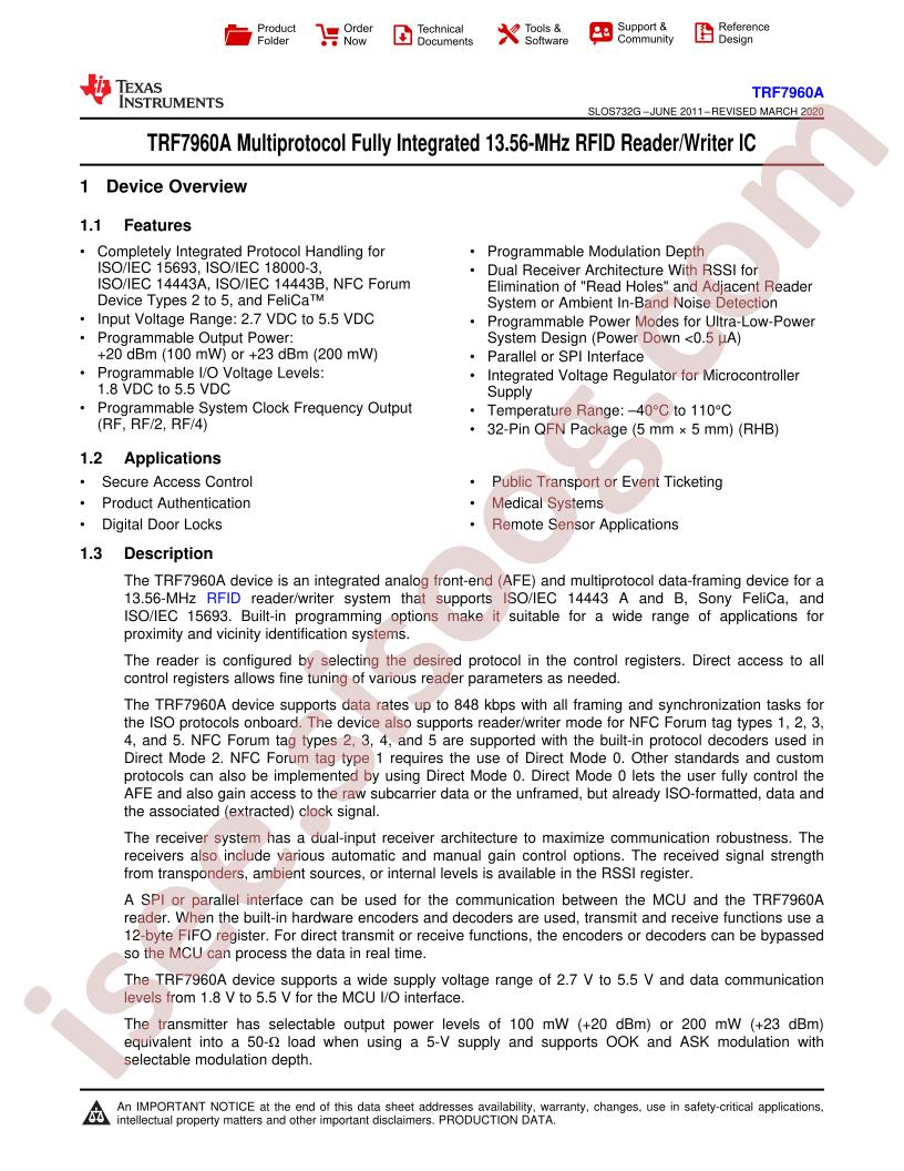 TRF7960A