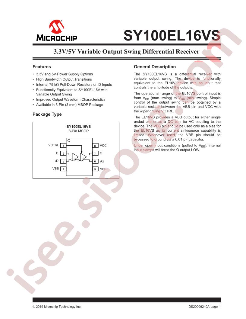 SY100EL16VS