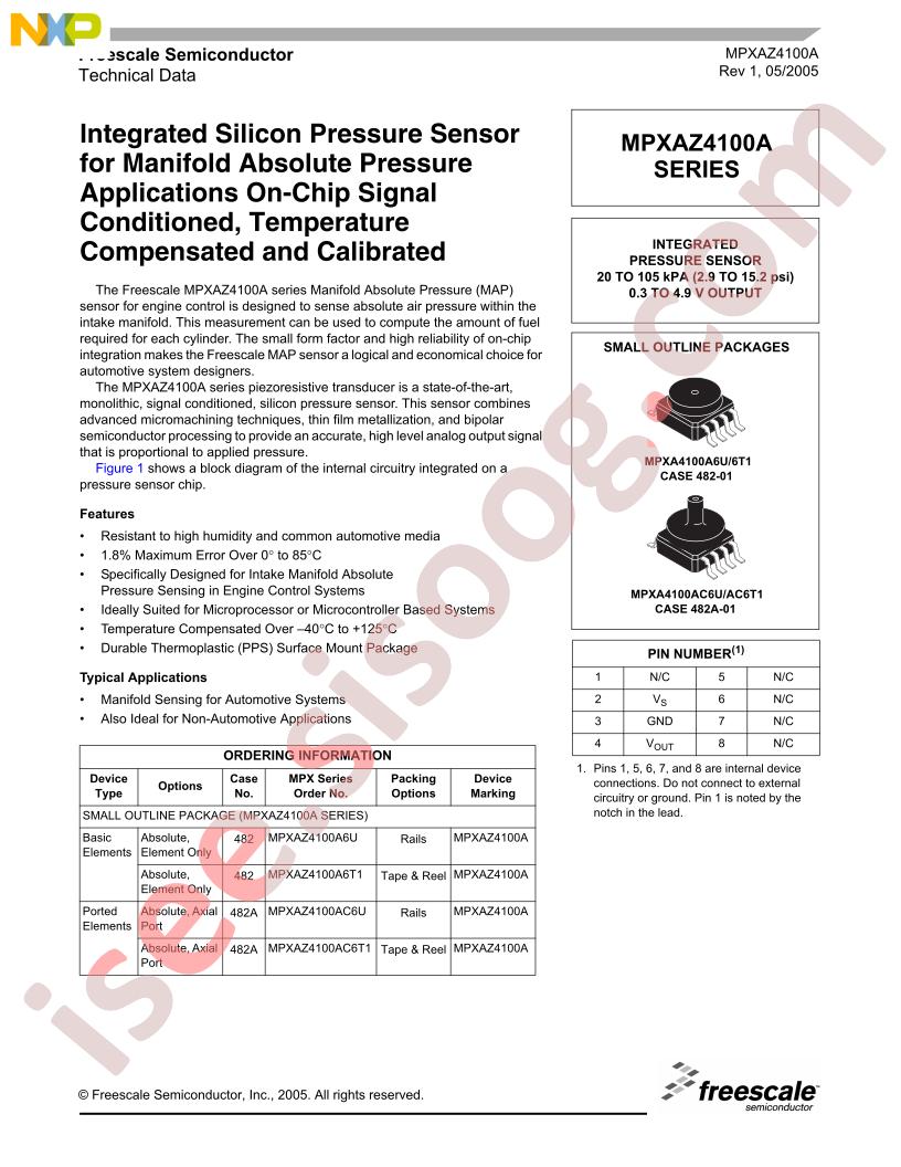 MPXAZ4100A Series