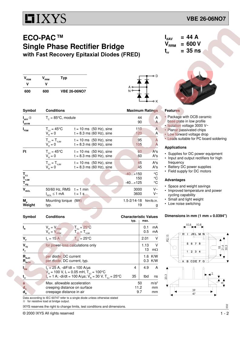 VBE26-06NO7