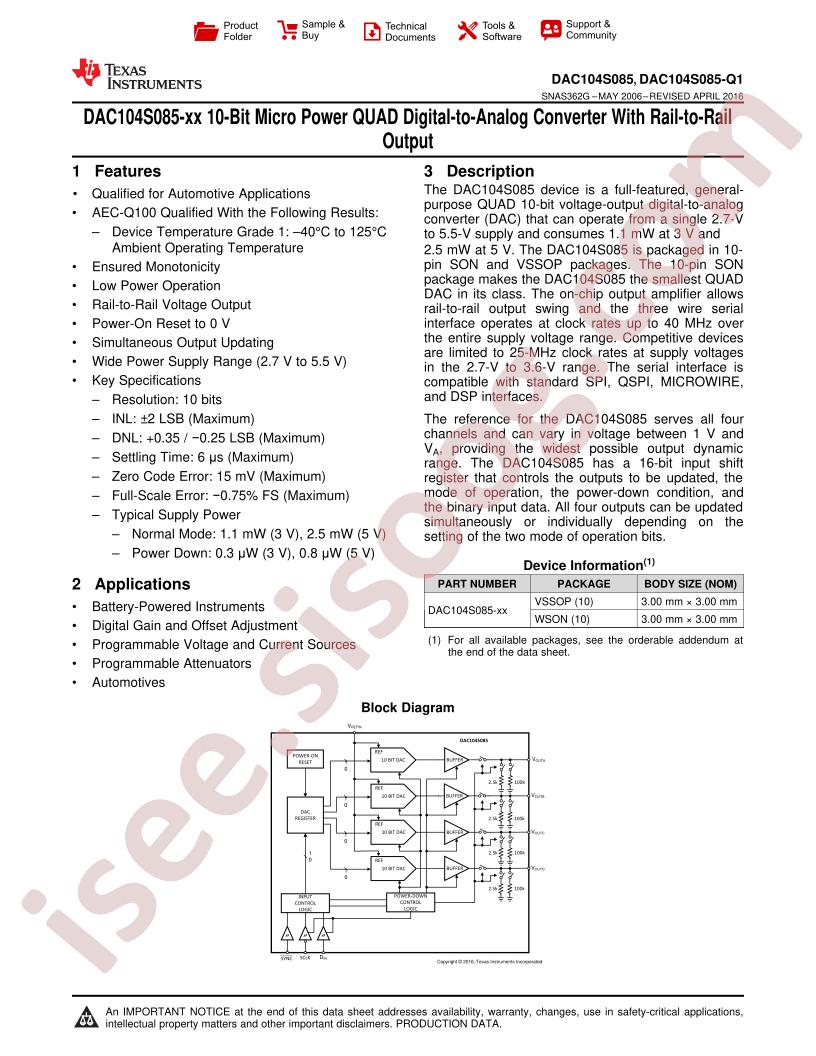 DAC104S085