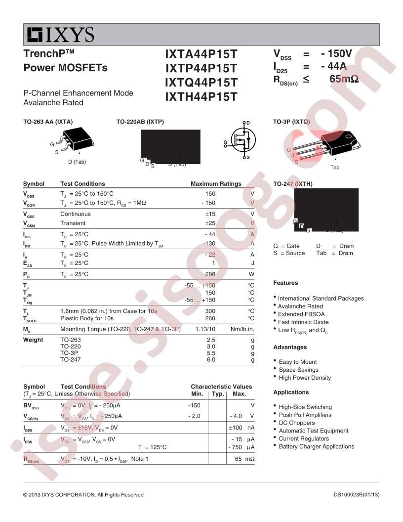 IXTx44P15T