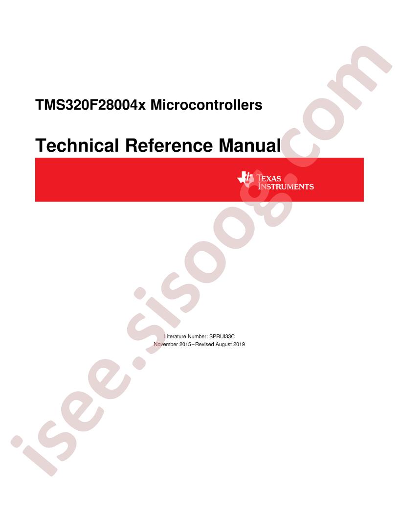 TMS320F28004x Technical Manual