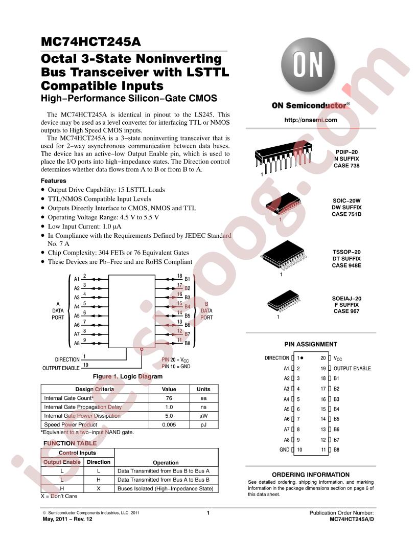 MC74HCT245A