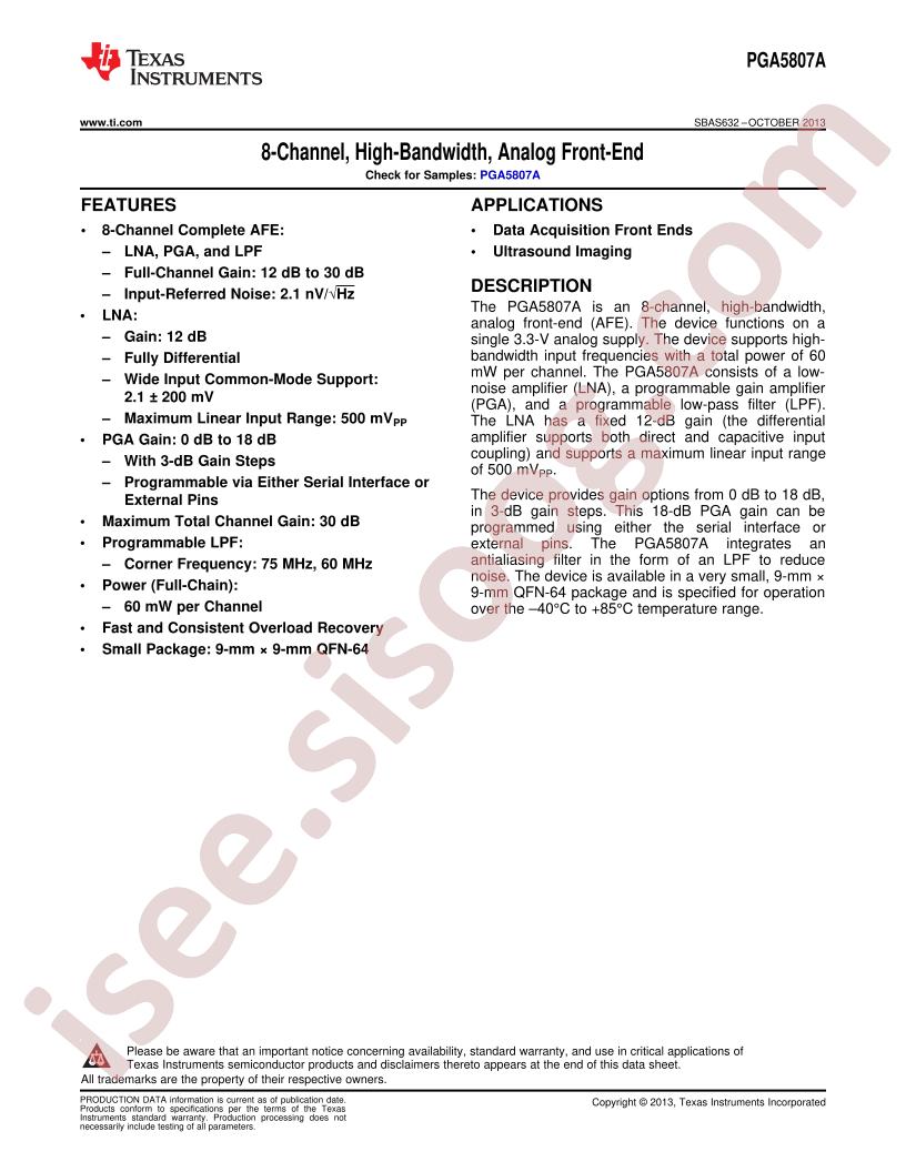 PGA5807A