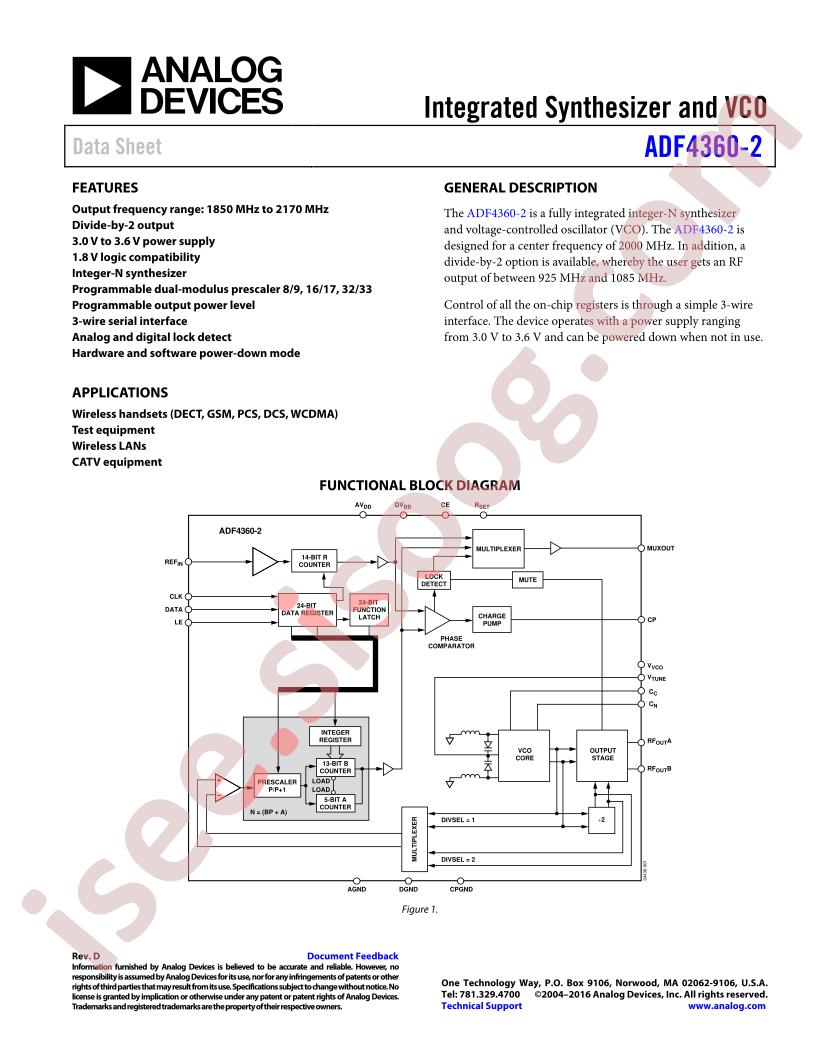 ADF4360-2