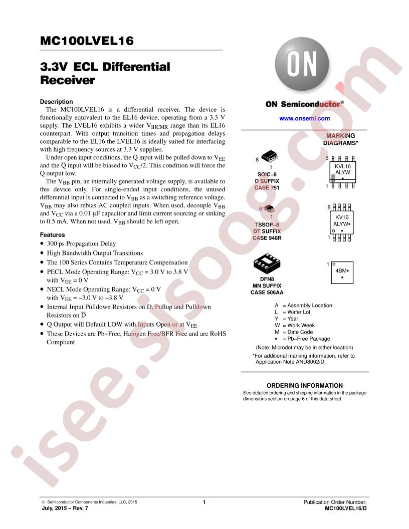 MC100LVEL16
