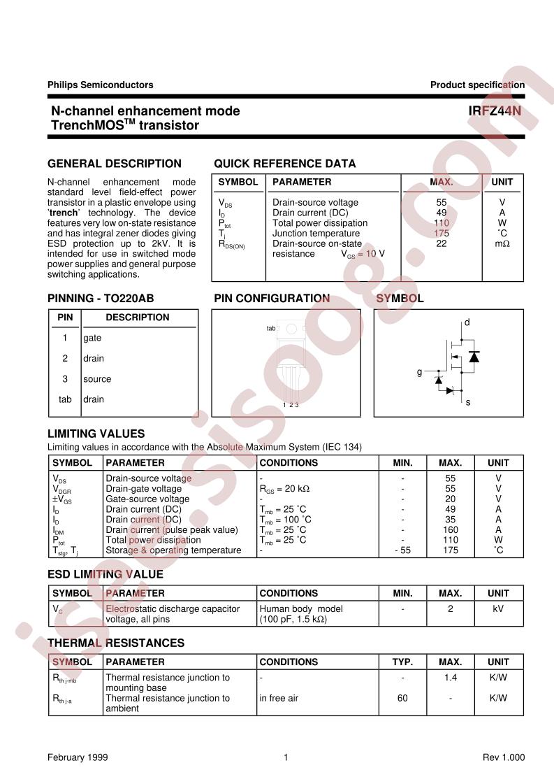 IRFZ44N