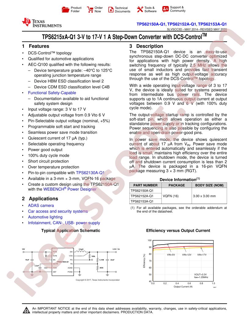 TPS6215xA-Q1