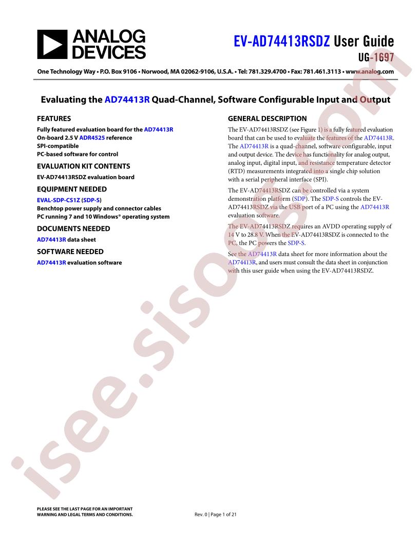 EV-AD74413RSDZ Guide