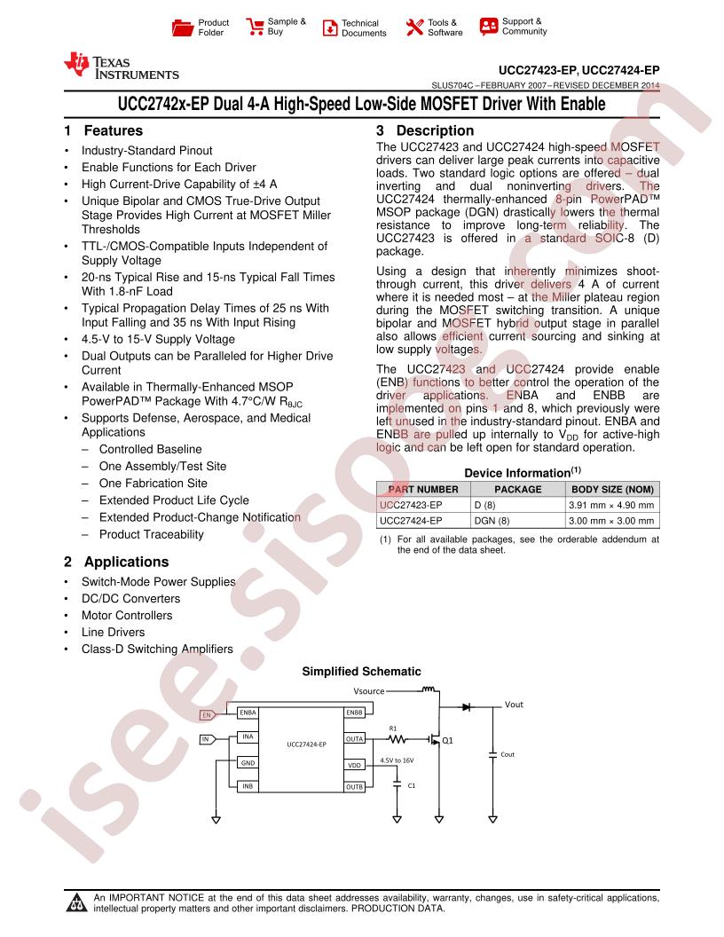 UCC27424-EP