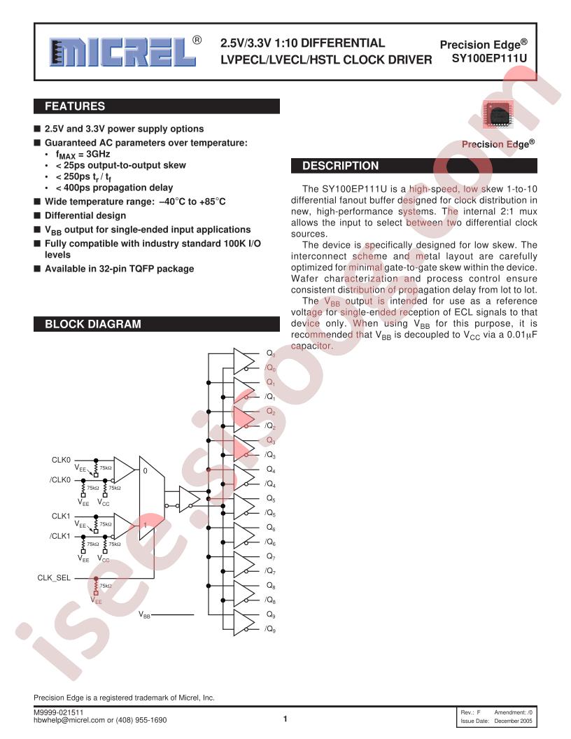 SY100EP111U