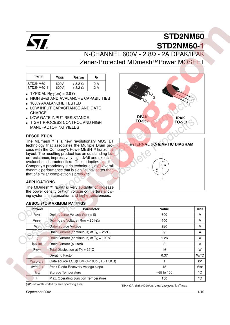 STD2NM60(-1)