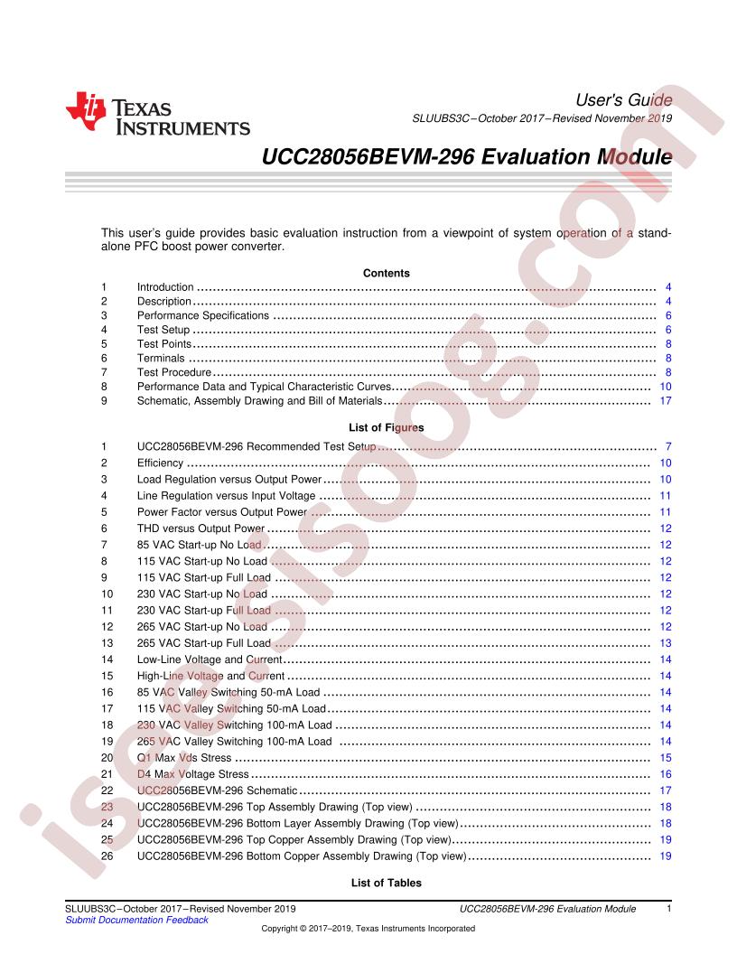 UCC28056EVM-296 User Guide