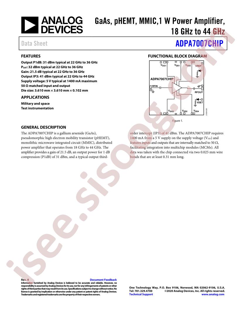ADPA7007CHIP
