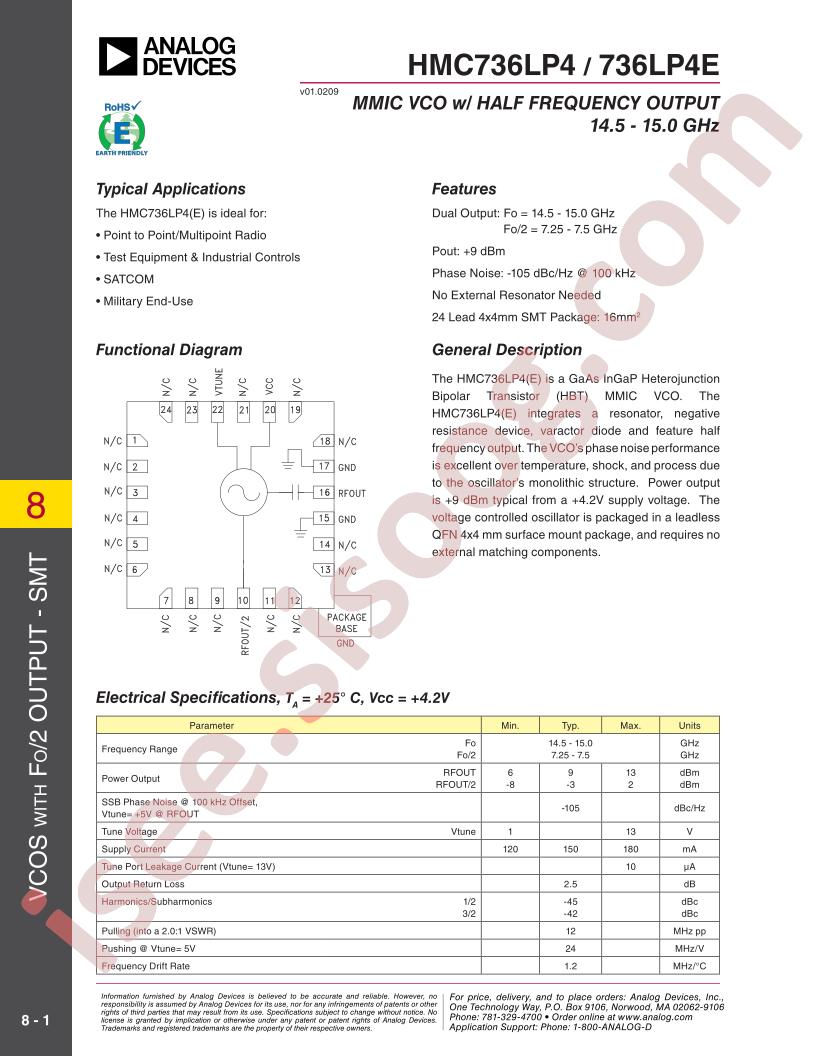 HMC736LP4/E