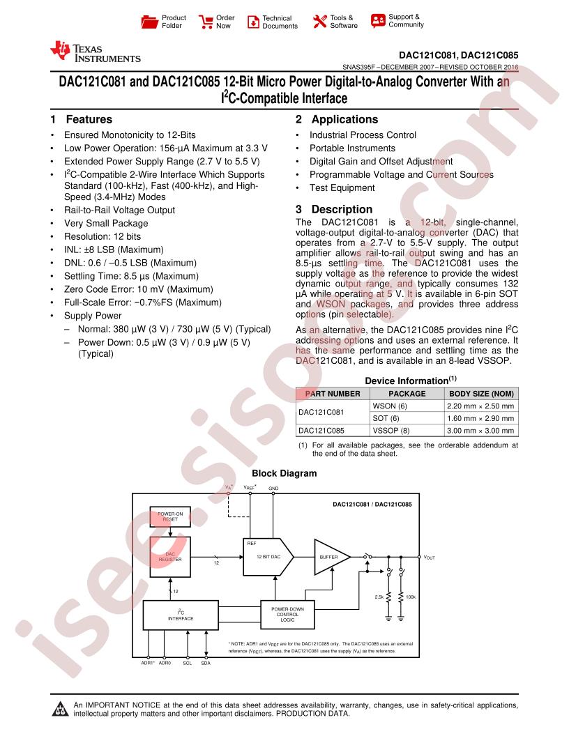DAC121C081/85