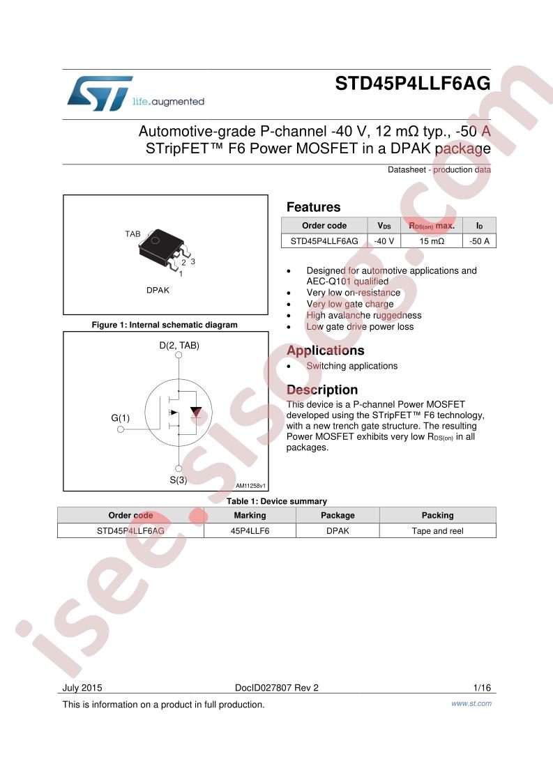 STD45P4LLF6AG