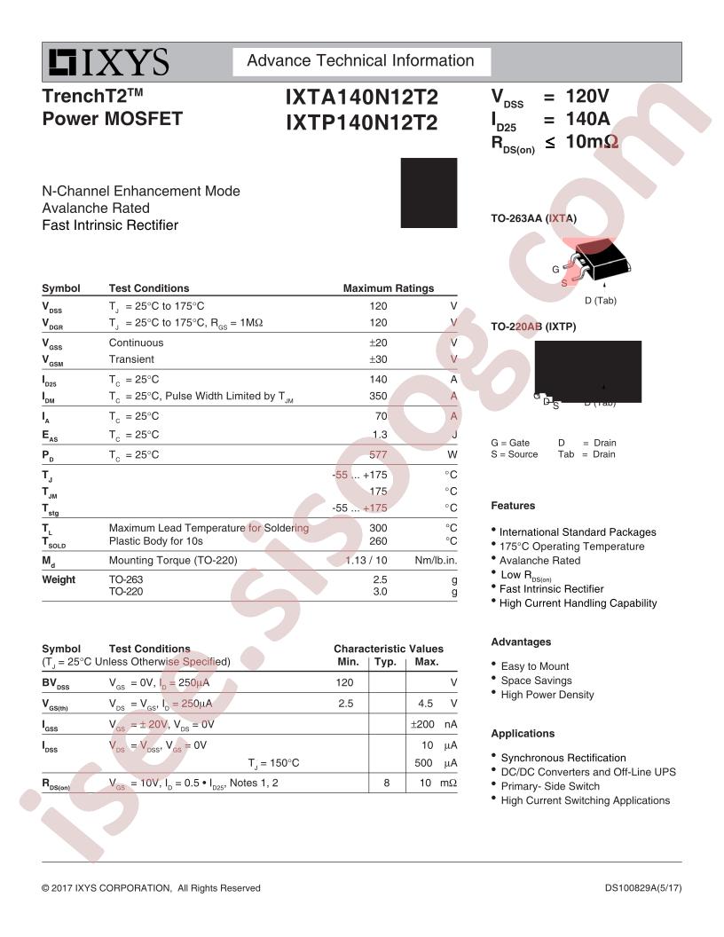 IXT(A,P)140N12T2