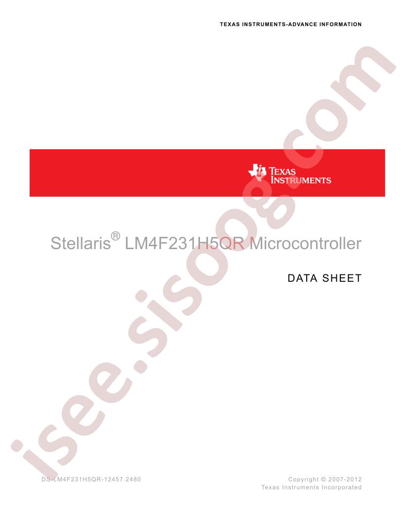 LM4F231H5QR