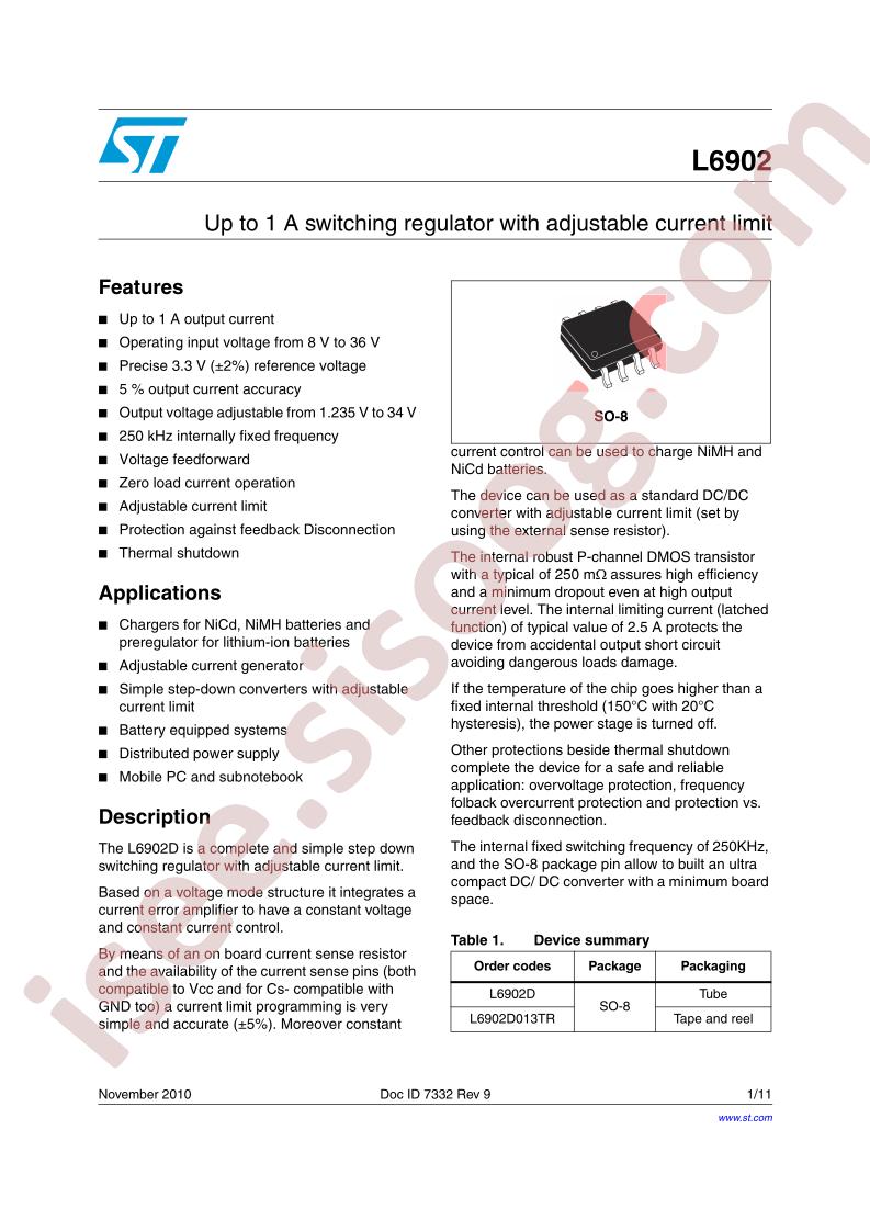 L6902 Datasheet