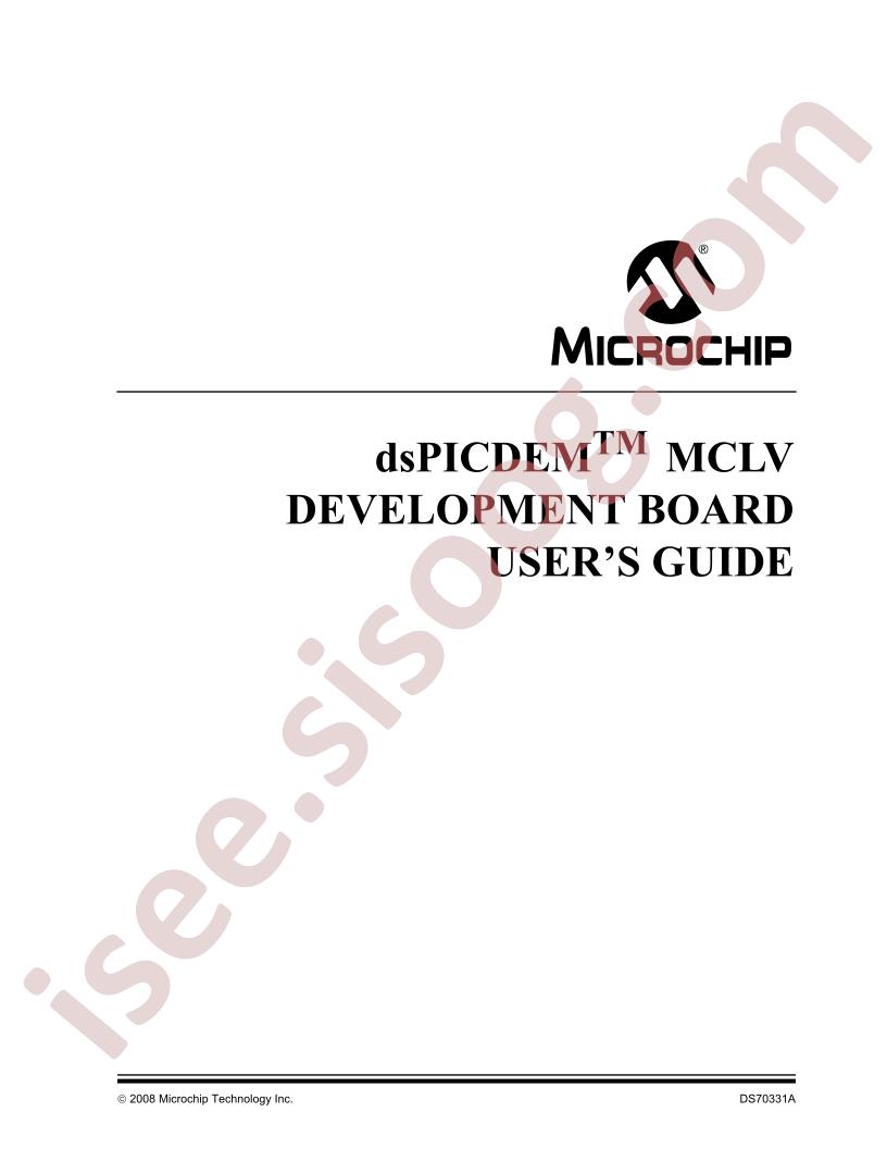 DSPICDEM MCLV User Guide