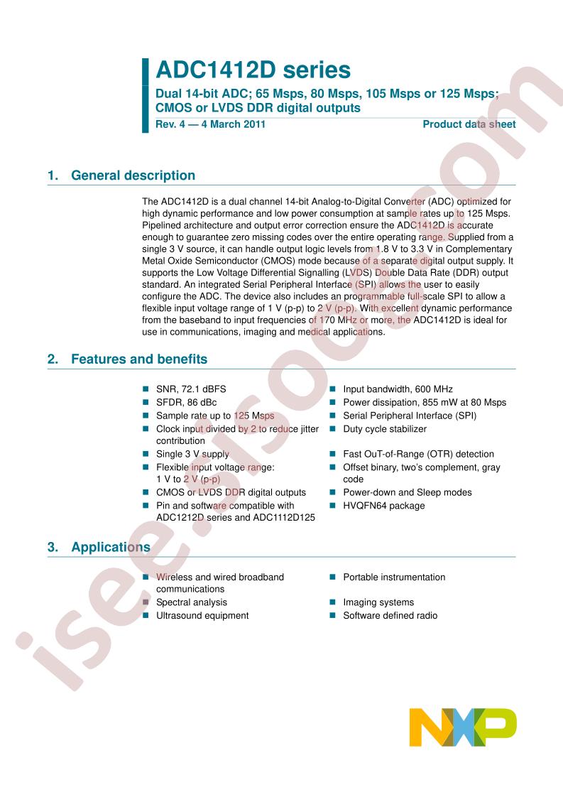 ADC1412D Series