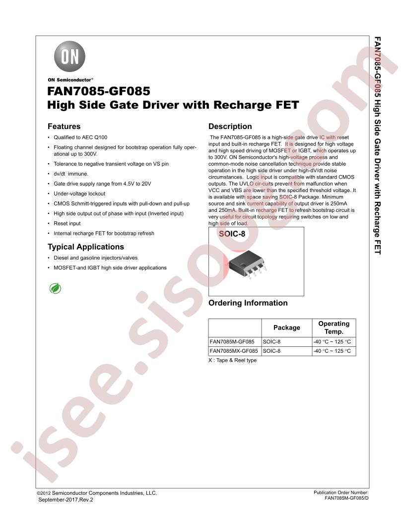 FAN7085_GF085