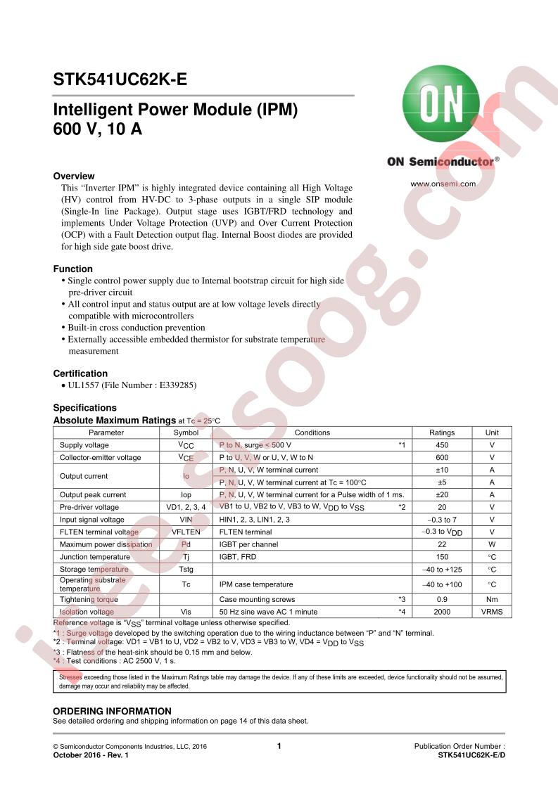 STK541UC62K-E