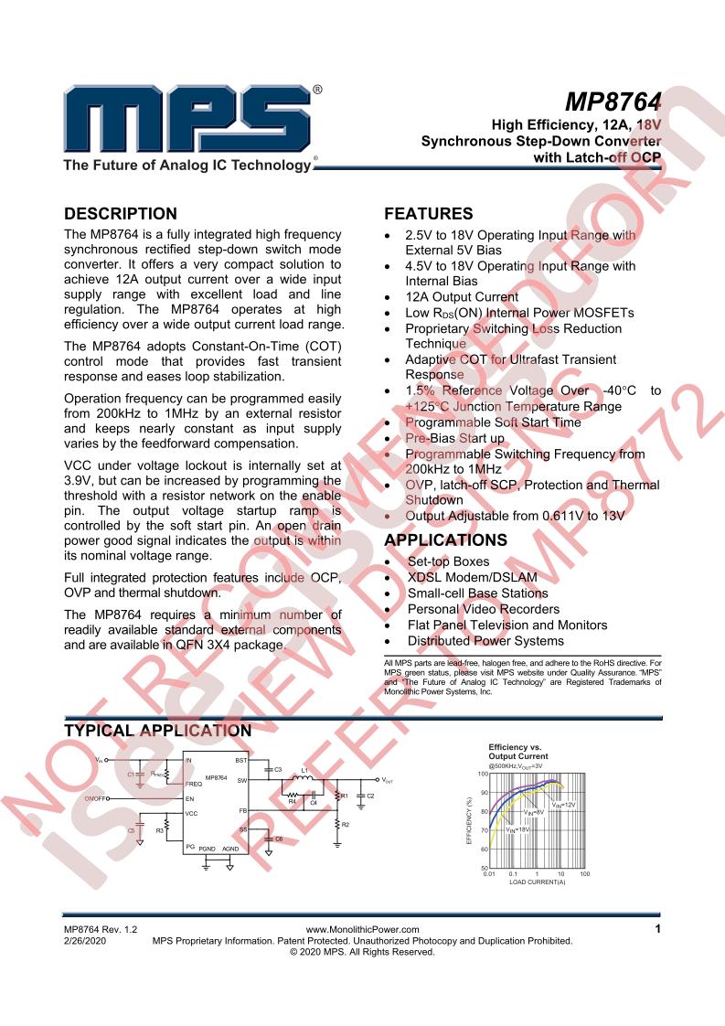 MP8764 Datasheet