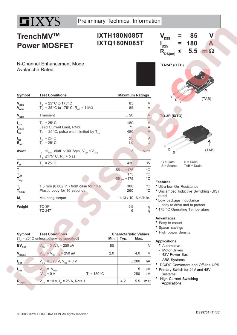 IXT(H,Q)180N085T