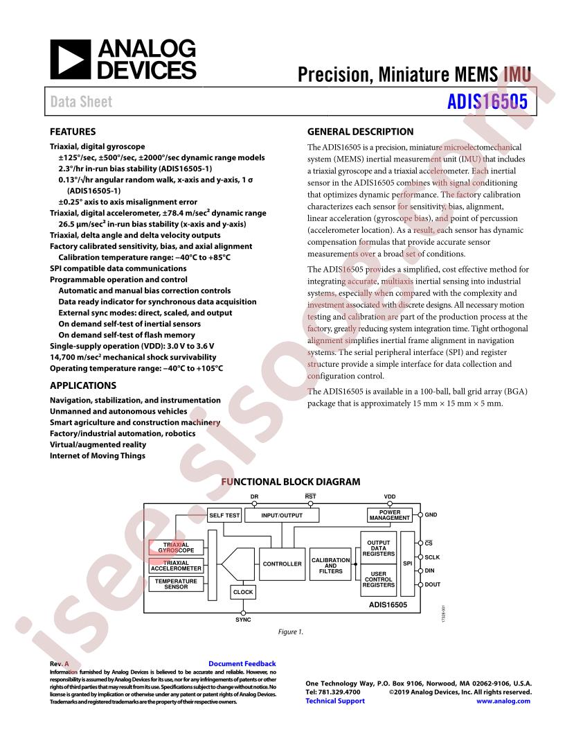 ADIS16505