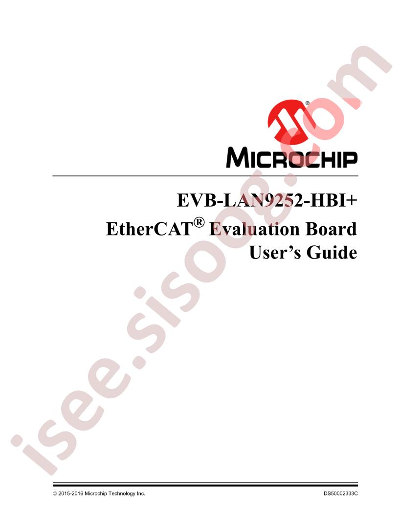 EVB-LAN9252-HBI+ User Guide