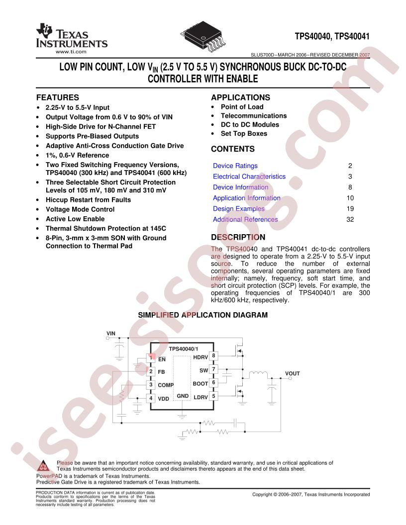 TPS40040/41