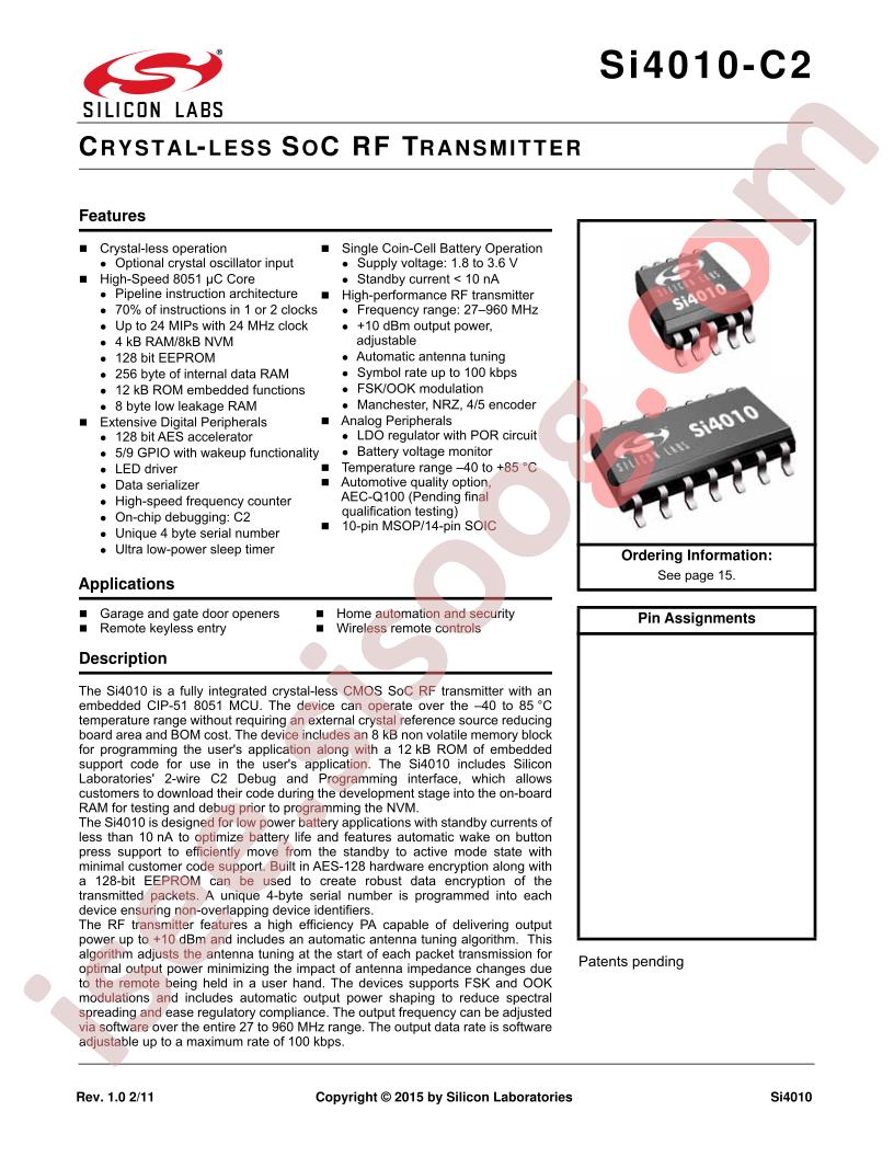 Si4010-C2