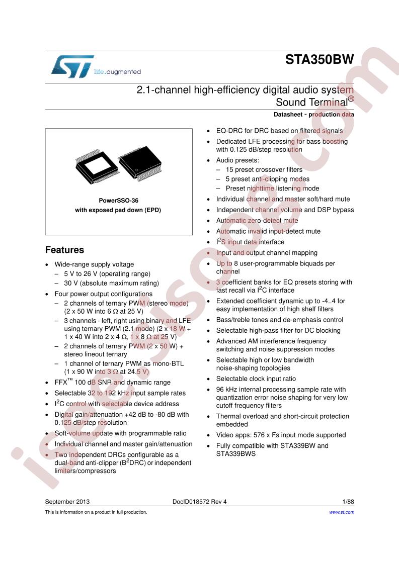 STA350BW
