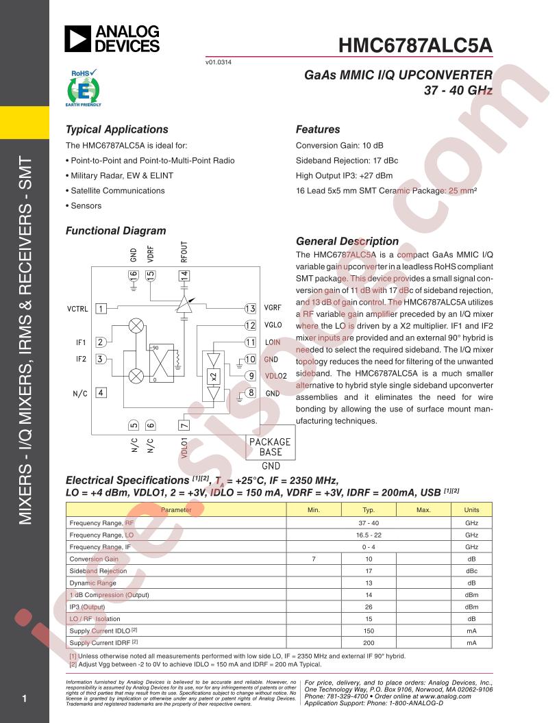 HMC6787ALC5A