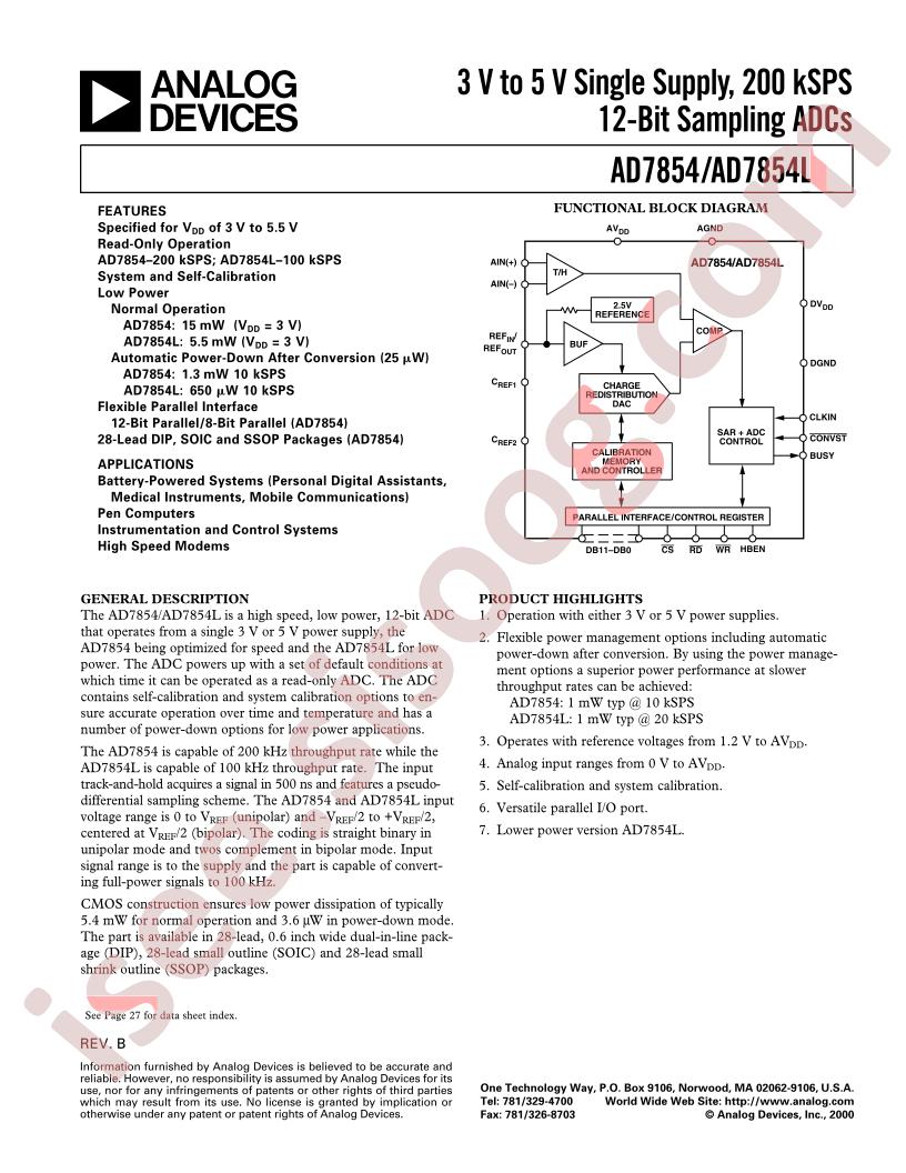 AD7854(L)