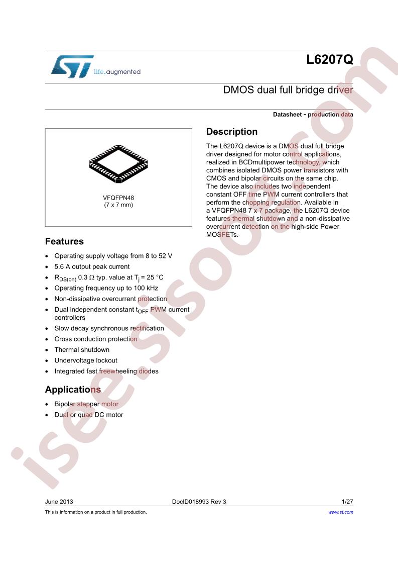 L6207Q Datasheet