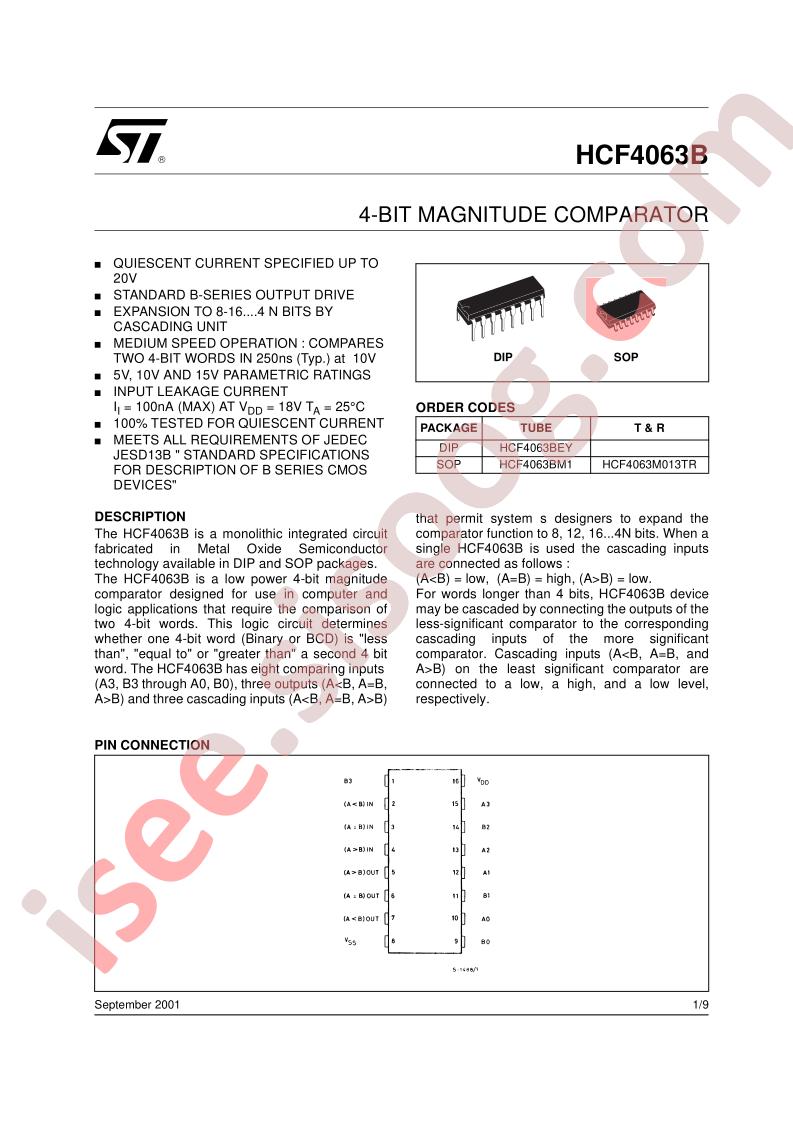 HCF4063B