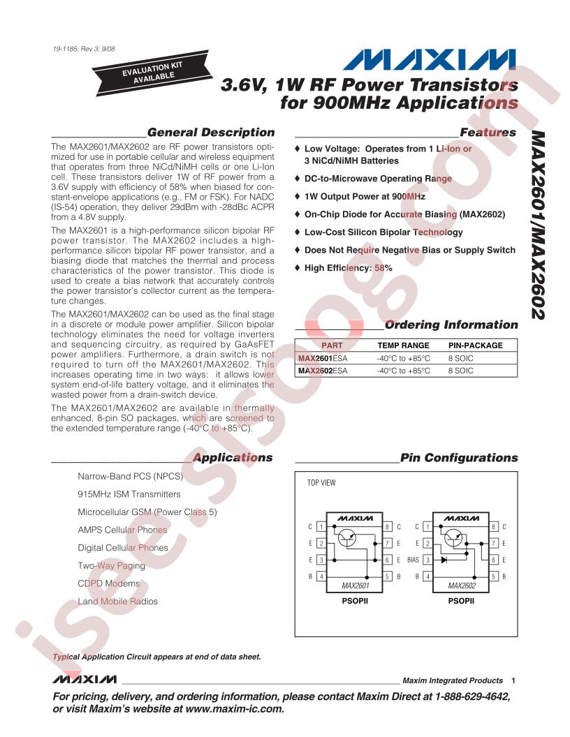 MAX2601/02