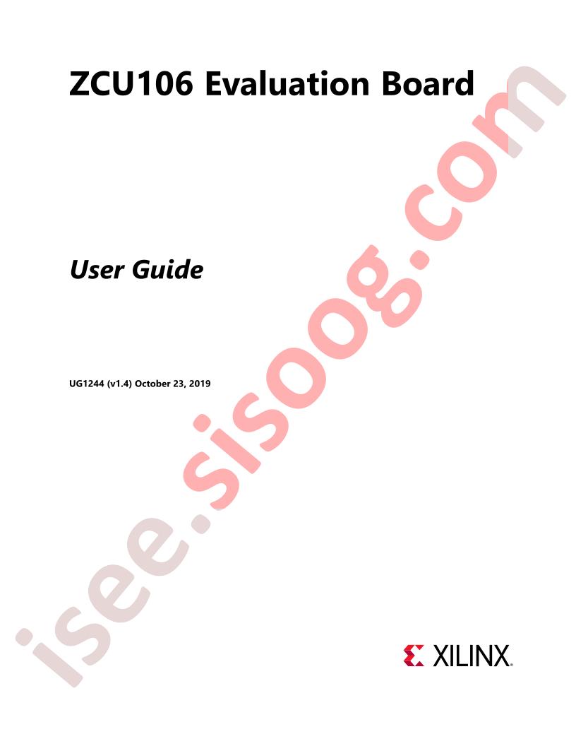 ZCU106 User Guide