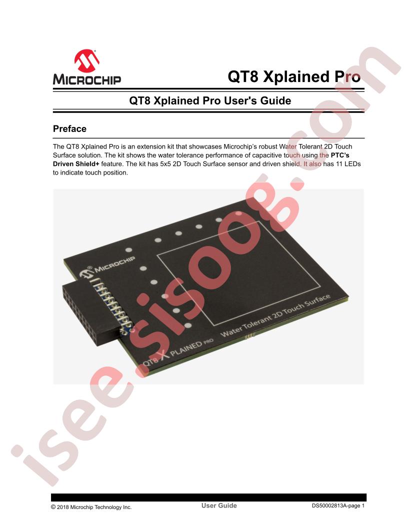 QT8 Xplained Pro Guide