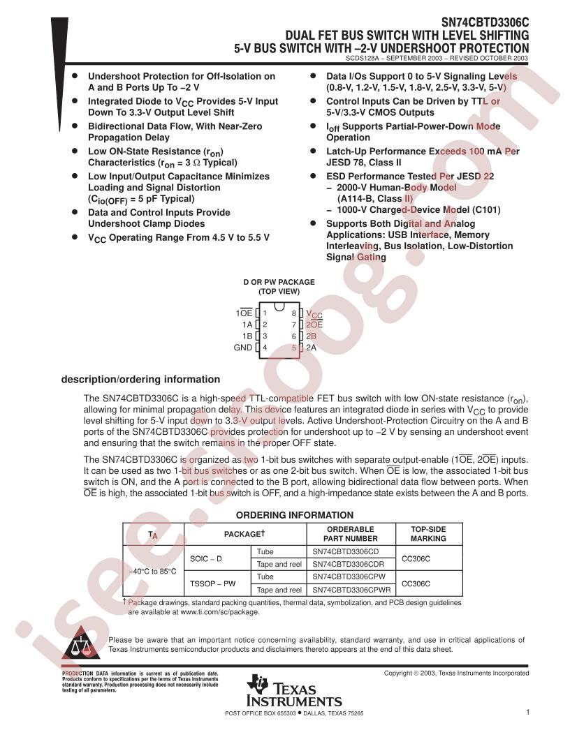 SN74CBTD3306C