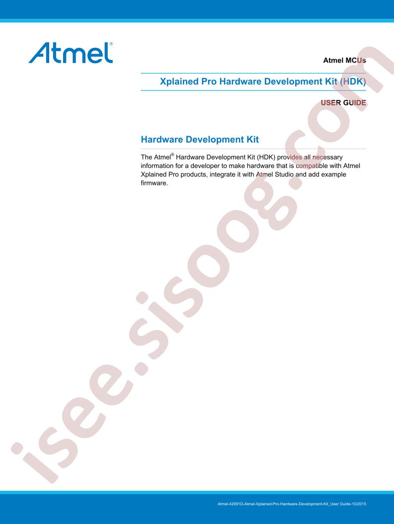 Xplained Pro (HDK) Guide