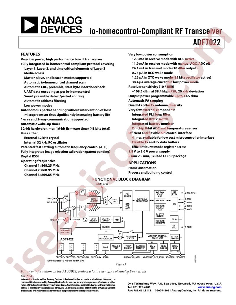 ADF7022
